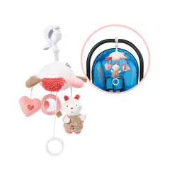 آویز موزیکال عروسکی گل و زنبور بیبی فن