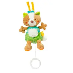 عروسک موزیکال روباه قهوه ای بیبی فن