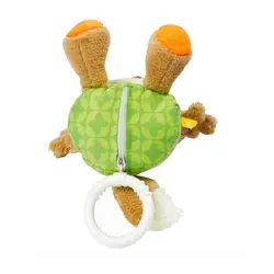 عروسک موزیکال روباه قهوه ای بیبی فن