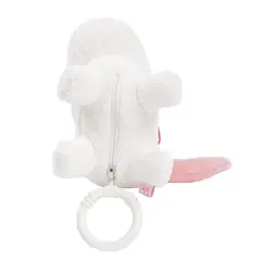 عروسک موزیکال یونیکورن سفید صورتی بیبی فن