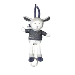 مینی عروسک پولیشی موزیکال گوسفند سفید ساتون مدل MERLIN