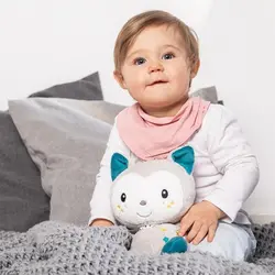 عروسک پولیشی گربه طوسی آبی بیبی فن