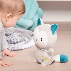 عروسک پولیشی گربه طوسی آبی بیبی فن