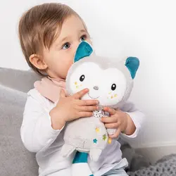 عروسک پولیشی گربه طوسی آبی بیبی فن