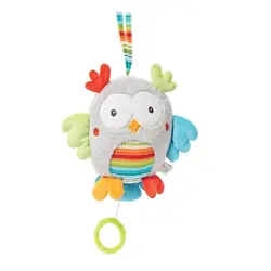 عروسک موزیکال جغد رنگی بیبی فن