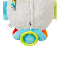 عروسک موزیکال جغد رنگی بیبی فن