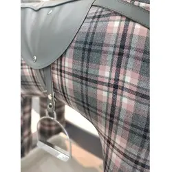 راکر اسب چوبی بزرگ طوسی صورتی BEBEREO