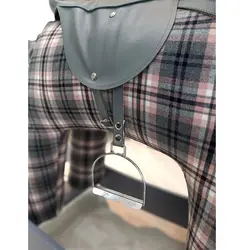 راکر اسب چوبی بزرگ طوسی صورتی BEBEREO