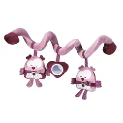 عروسک مارپیچ کریر جغد بنفش ساتون مدل Mamzelle Bou