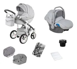 ست کالسکه طوسی 4 تکه آدامکس مدل MONTE D8