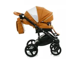 ست کالسکه کارامل چرم 4 تکه آدامکس مدل MASSIMO DELUXE V206