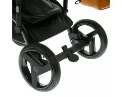 ست کالسکه کارامل چرم 4 تکه آدامکس مدل MASSIMO DELUXE V206