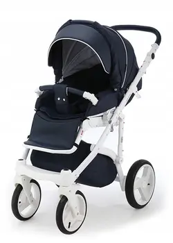 ست کالسکه سرمه ای 4 تکه آدامکس مدل مدل MASSIMO V4