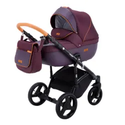 ست کالسکه زرشکی 4 تکه آدامکس مدل MASSIMO V6