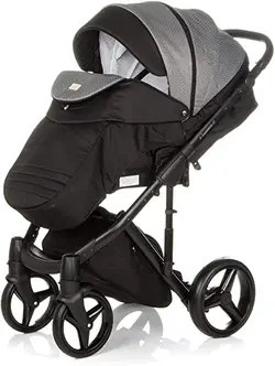 ست کالسکه مشکی 4 تکه آدامکس مدل LUCIANO 239