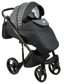 ست کالسکه مشکی 4 تکه آدامکس مدل LUCIANO 238