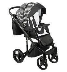 ست کالسکه مشکی 4 تکه آدامکس مدل LUCIANO 238