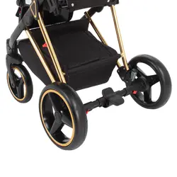 ست کالسکه مشکی طلایی 4 تکه آدامکس مدل CRISTIANO 403