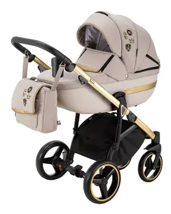 ست کالسکه کرم طلایی 4 تکه آدامکس مدل CORTINA SE 476