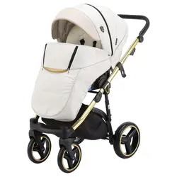 ست کالسکه کرم طلایی 4 تکه آدامکس مدل CORTINA SE 476