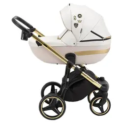 ست کالسکه کرم طلایی 4 تکه آدامکس مدل CORTINA SE 476