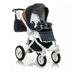 ست کالسکه سرمه ای 4 تکه آدامکس مدل BARLETTA B7