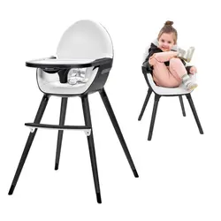 صندلی غذای مشکی کیندرکرافت مدل FINI