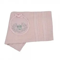 پتو نوزادی بافت بیبی فور لایف Baby4Life طرح تاج