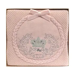 پتو نوزادی بافت بیبی فور لایف Baby4Life طرح تاج