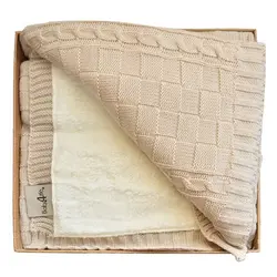 پتو نوزادی بافت بیبی فور لایف Baby4Life طرح تاج