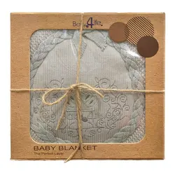 پتو نوزادی بافت بیبی فور لایف Baby4Life طرح تاج