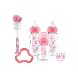 ست شیشه شیر نوزادی صورتی دکتر براونز Dr Brown's