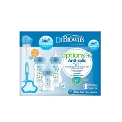 ست شیشه شیر نوزادی آبی دکتر براونز Dr Brown's