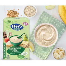 سرلاک هشت غله و میوه هرو بیبی Hero Baby