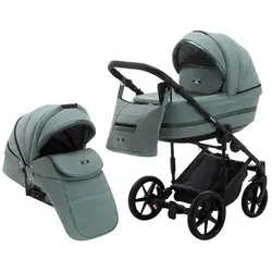 سرویس کالسکه 4تکه سبزآبی آدامکس مدل RIMINI