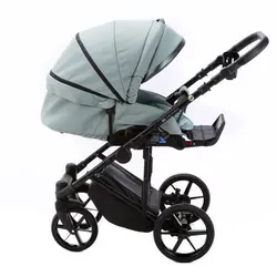 سرویس کالسکه 4تکه سبزآبی آدامکس مدل RIMINI