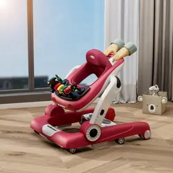 روروئک موزیکال 3 کاره ANIMO مدل WANDY رنگ قرمز