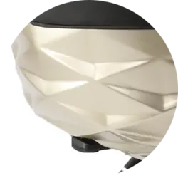 کالسکه 4 تکه تمام چرم مشکی طلایی QUANTUM STAR 102