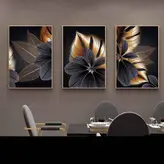 تابلو دکوراتیو هپی لند مدل برگ و گل 561