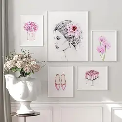 تابلو دکوراتیو هپی لند طرح آرایش دخترانه کد h 648138