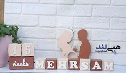 اکسسوری گاهشمار و استند عکس سونوگرافی