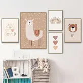 تابلو کودک بوهو طرح لاما
