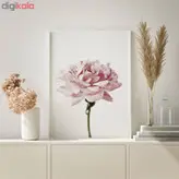 تابلو دکوراتیو هپی لند طرح گل رز پائونیایی
