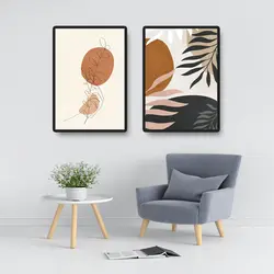 تابلو هپی لند مدل دکوراتیو برگ انجیری