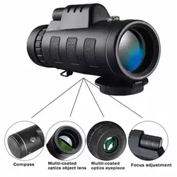 دوربین تک چشمی بوشنل مدل 60*40 پایه دار