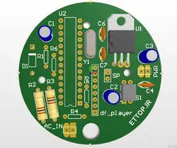 ولتمتر    DC ,  AC رنج 0 تا 230 ولت سخنگو توسط میکروی ATMEGA8 به زبان بیسیک