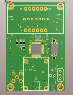 هدربرد راه اندازه ماژول مخابراتی DRA818 با میکروی ATMEGA8 و نمایشگر 3 رقمی (به همراه لوازم جانبی)