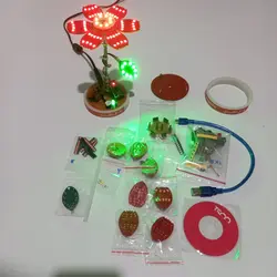 بسته آموزشی گل موزیکال رقص نور + مونتاژ + برنامه نویسی + آردوینو +  پروژه دانشجویی برق و الکترونیک