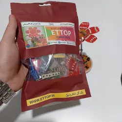 بسته آموزشی گل موزیکال رقص نور + مونتاژ + برنامه نویسی + آردوینو +  پروژه دانشجویی برق و الکترونیک