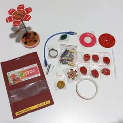 بسته آموزشی گل موزیکال رقص نور + مونتاژ + برنامه نویسی + آردوینو +  پروژه دانشجویی برق و الکترونیک